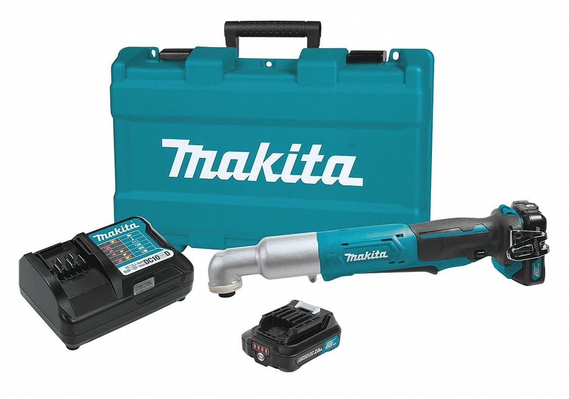MAKITA Cordless, Impact Driver Kit, 1/4 in Hex, 12V DC, 530 inlb Max