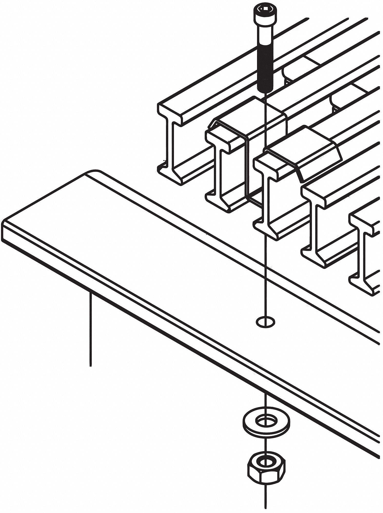 FIBERGRATE 316 Stainless Steel Grating Clip; PK25 - 420D11|876100 ...