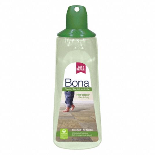 Bona Stone Tile And Laminate Floor Cleaner Liquid 34 Oz Cartridge 34 Oz Rtu Yield Per Container 4d30 Wm Grainger