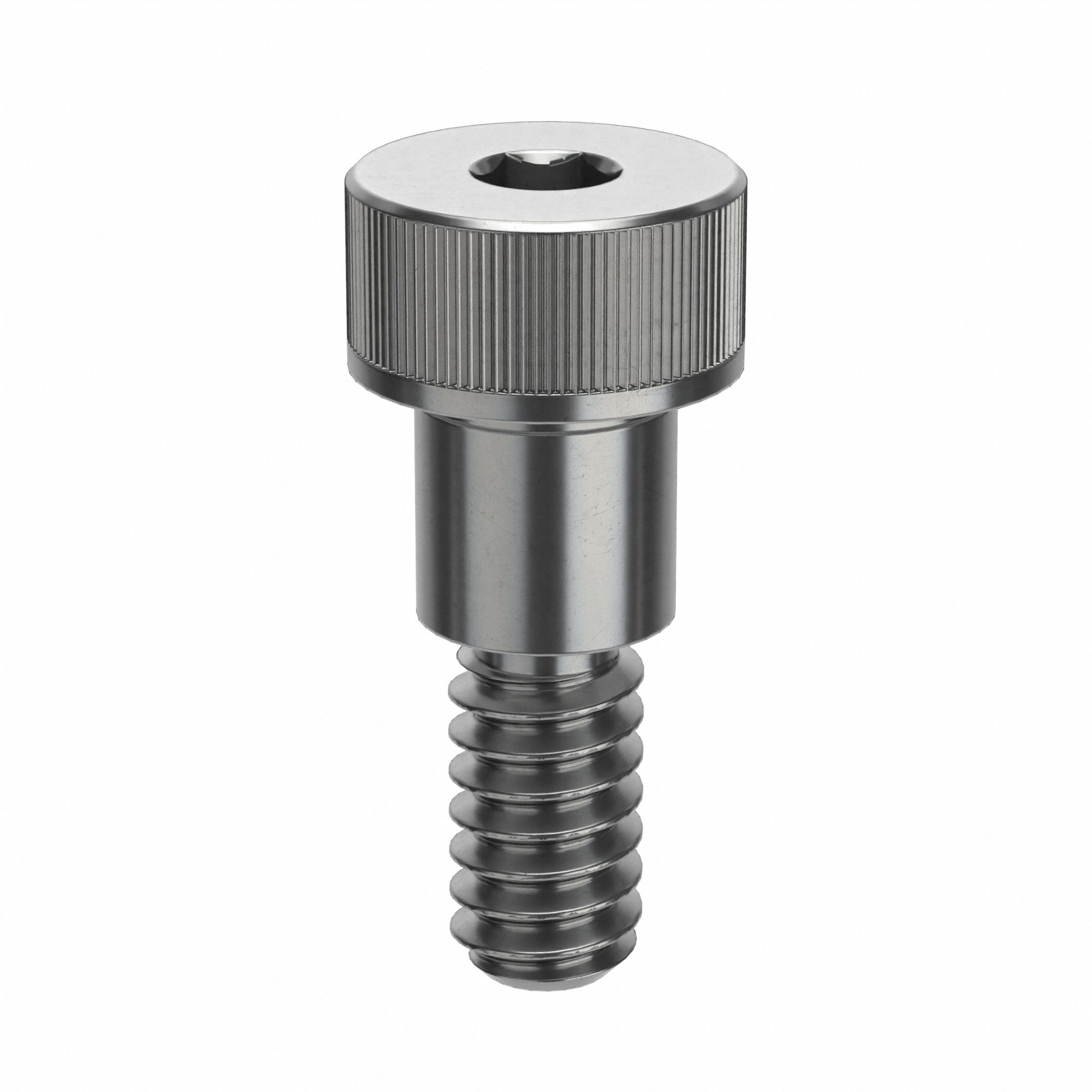 Shoulder Screw: Std Shoulder Screw, 10-24 Thr Size, 3/8 in Thr Lg, 1/4 in Shoulder Lg, Std, Plain