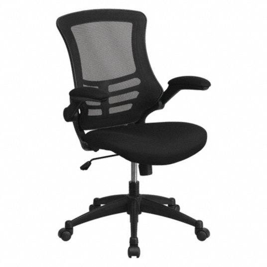 FLASH FURNITURE, Kelista, Flip Up, Office Chair - 420G07|BL-X-5M-BK-GG ...