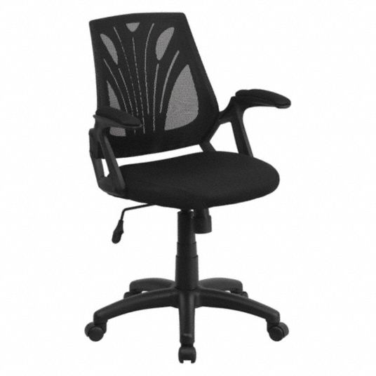 FLASH FURNITURE, Sam, Black, Office Chair - 420G58|GO-WY-82-GG - Grainger