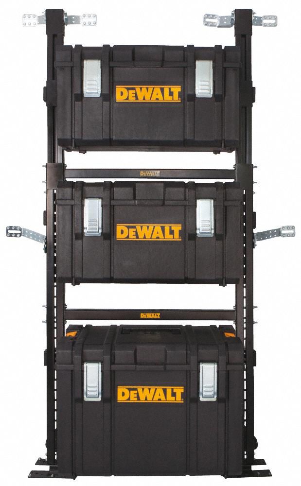 DEWALT Black Van Rack System, Steel, 25 1/2 in Width, 12 7/8 in Depth