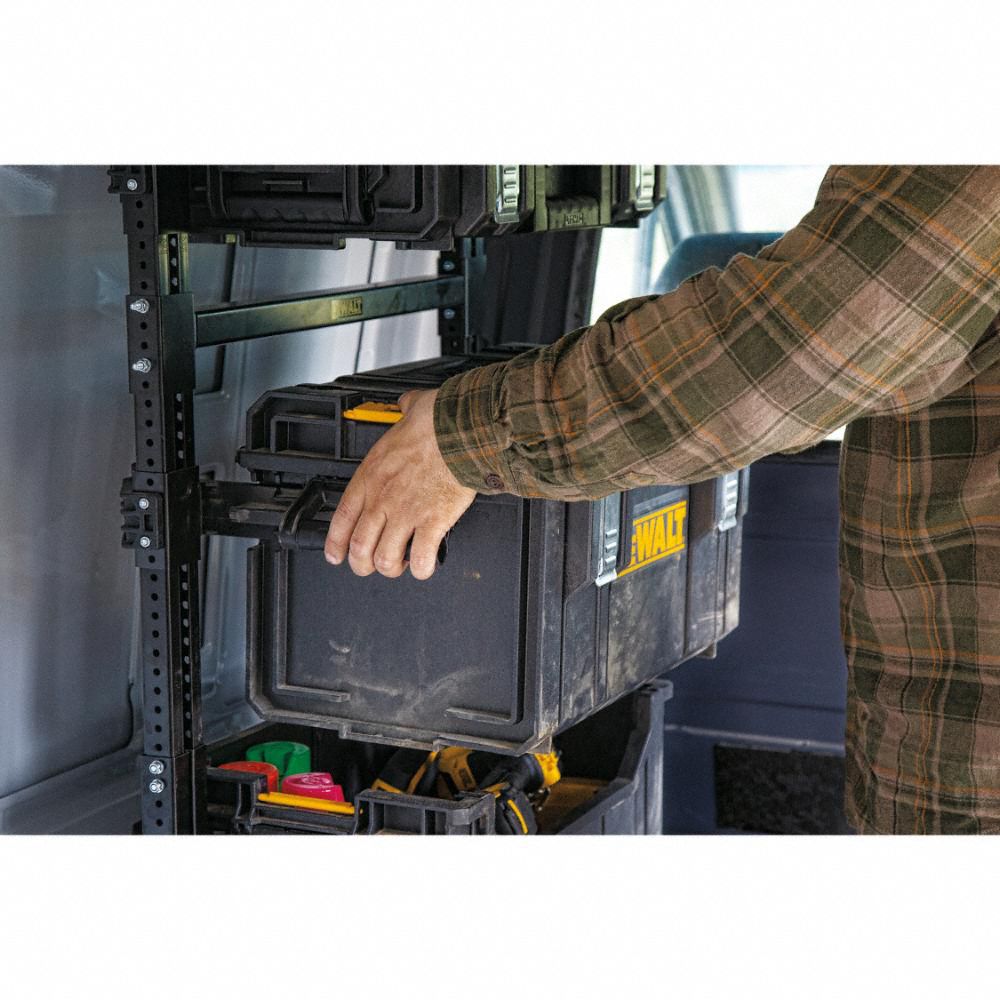 DEWALT Black, Racking System, Steel, 25 1/2 in Overall Width, 12 7/8 in