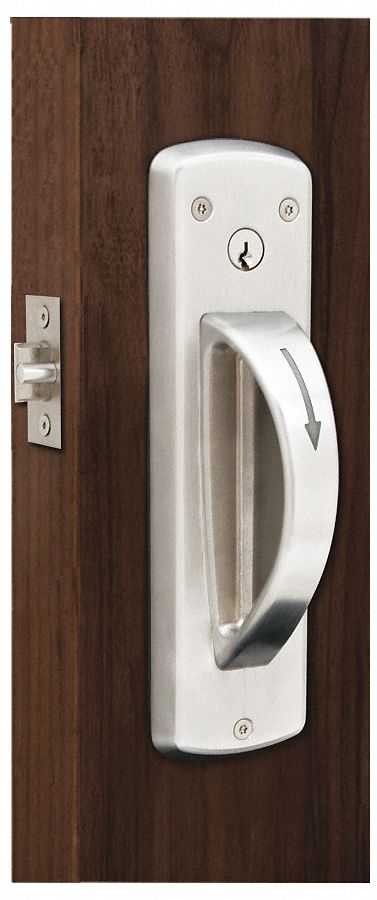 Door Lockset: Classroom Lever Locksets, Stainless Steel, ADA Compliant, Ligature-Resistant