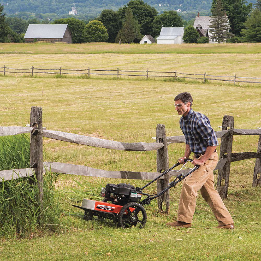 DR POWER Walk Behind Mower, 22" Cutting Width, 1-1/2" to 3-1/2" Cutting