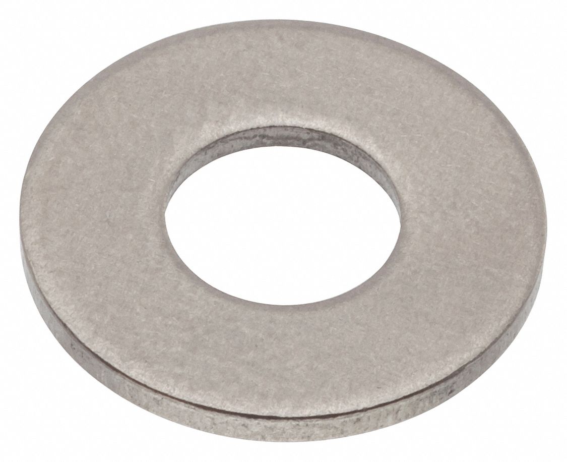 For Screw Size #10, Titanium, Flat Washer - 420M98|WAS406#10 - Grainger