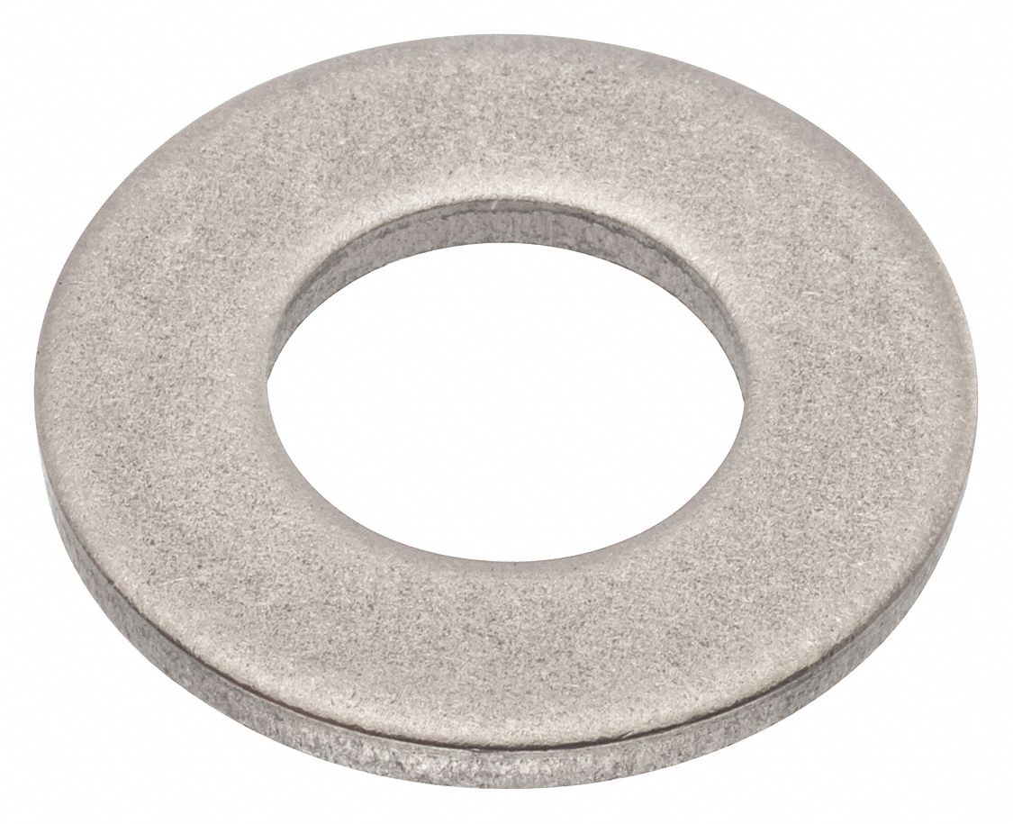 SAE Washer: Grade 2, Titanium, 5/16 in Screw Sz, 0.344 in In Dia, 11/16 in Out Dia, Grade 2, 5 PK