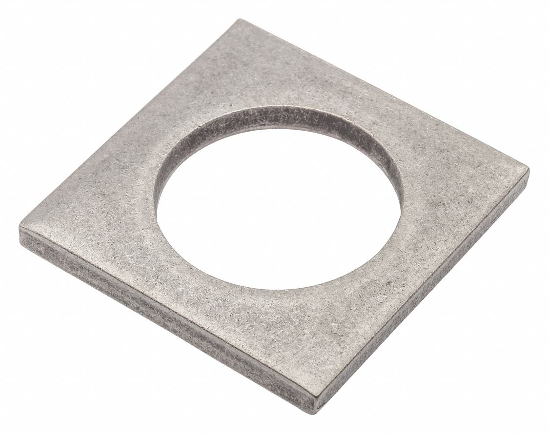GRAINGER APPROVED Square Washer, Fits Bolt Sizes 11/4 in, 1 5/16 in