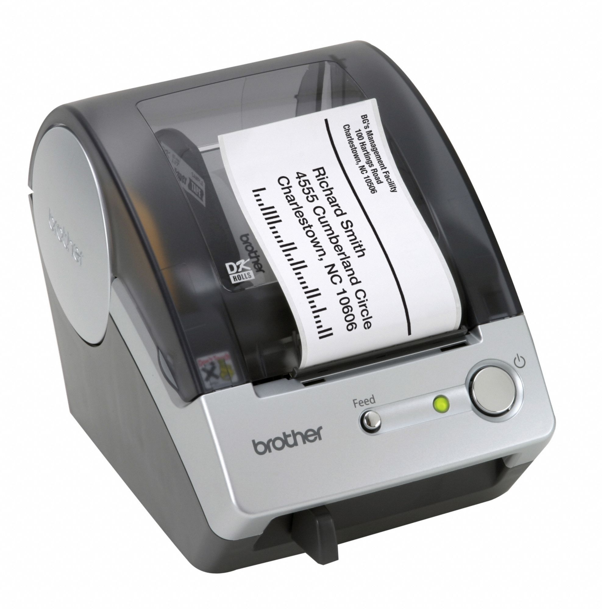 Brother label printer desktop barcode printer type 2 3 in max print