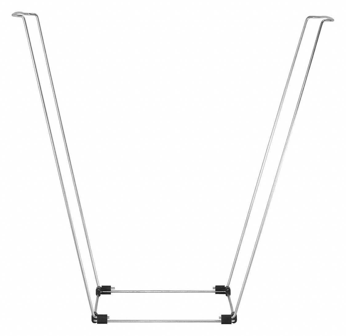 BAG BUDDY, For Use With 39 and 44 gal Bag, 16 in Lg, Bag Holder