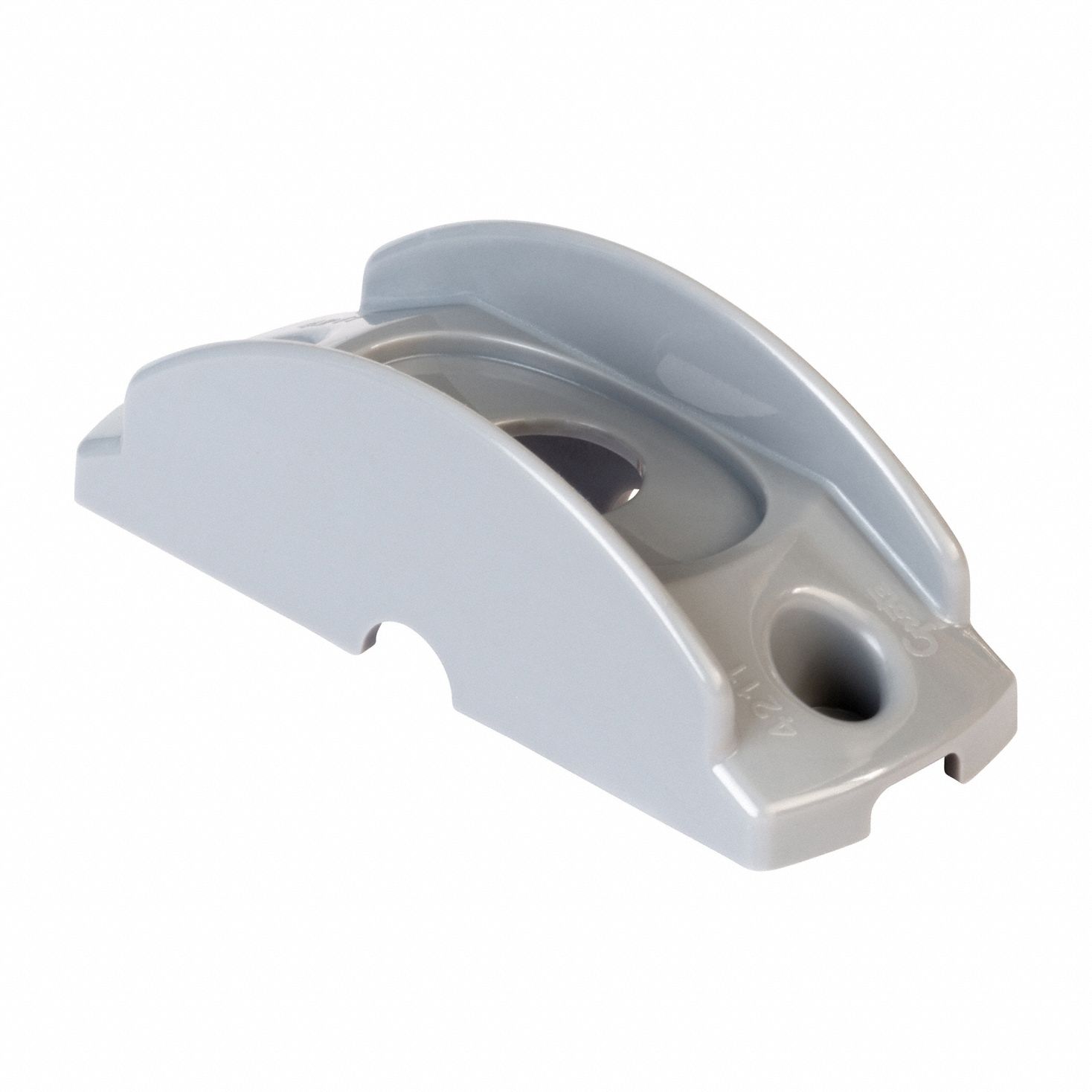 Bracket: Polycarbonate, 4 in Lg, 1 1/2 in Ht, 1 1/2 in Wd