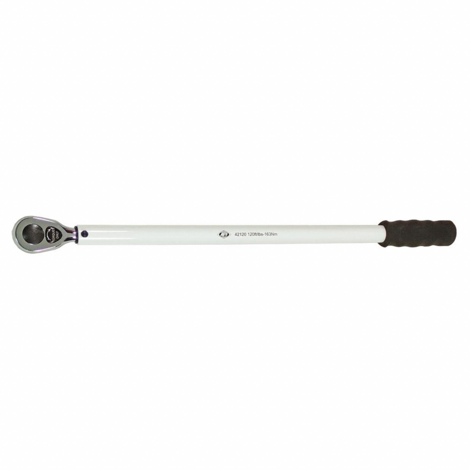 Micrometer Torque Wrench: 1/2 in Drive Size, 120 ft-lb, Foot-Pound