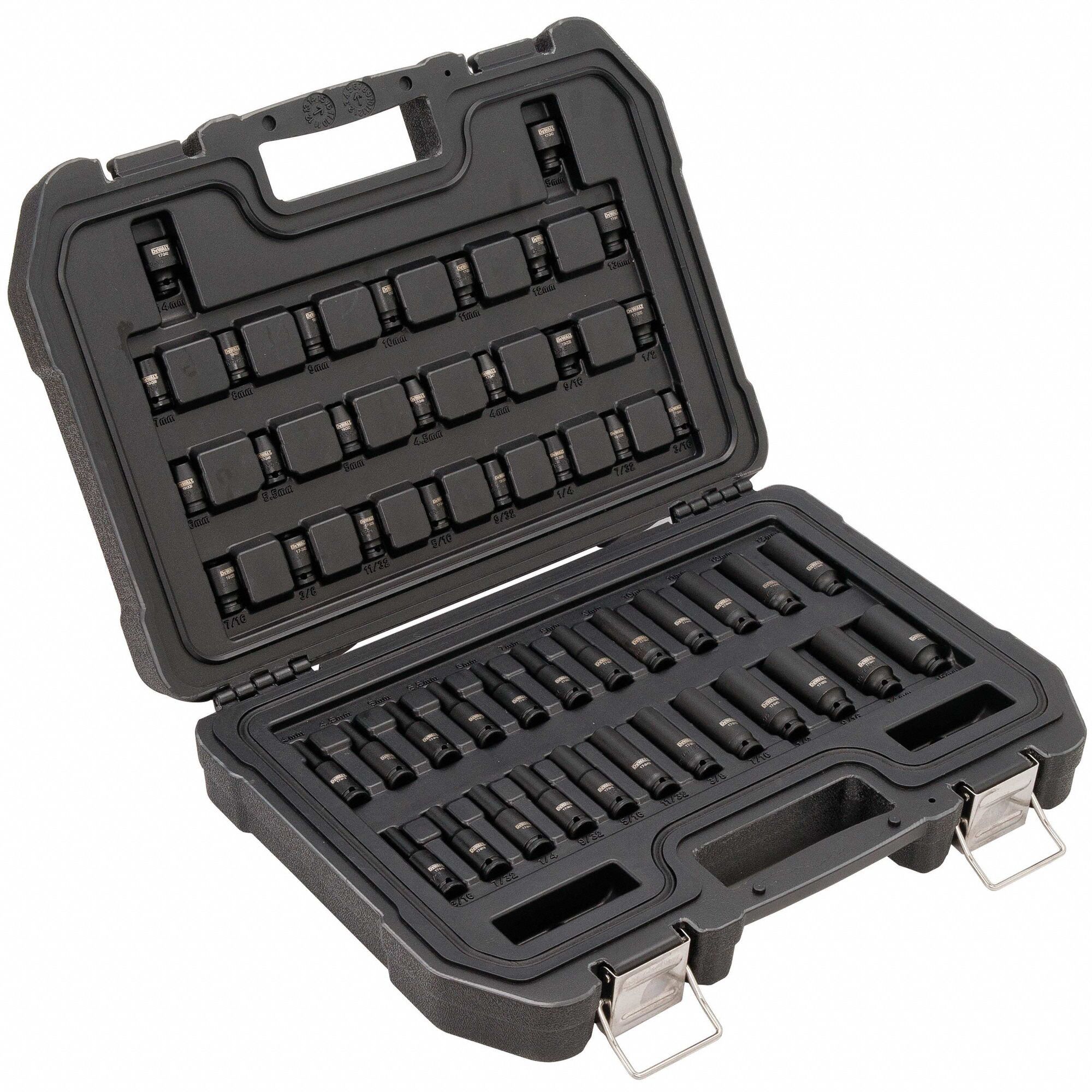 Impact Set Combination 1/4in Dr 48pcs