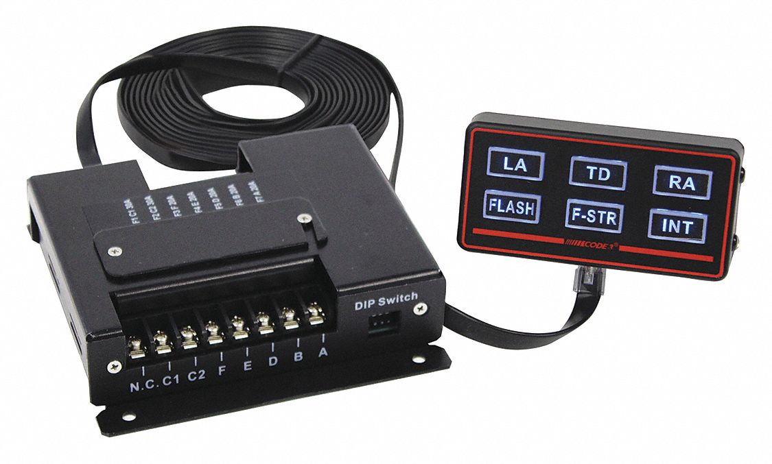 Automotive Switch: Rocker Switch, SPDT, 8 Connections, Off/On/On/On, Black, Black, Lead