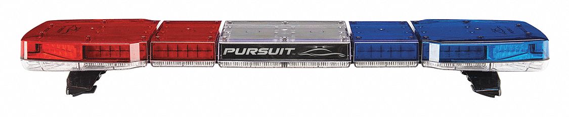 Mini Light Bar: 47 in Lg - Vehicle Lighting, 2 1/4 in Ht - Vehicle Lighting, Flashing, LED