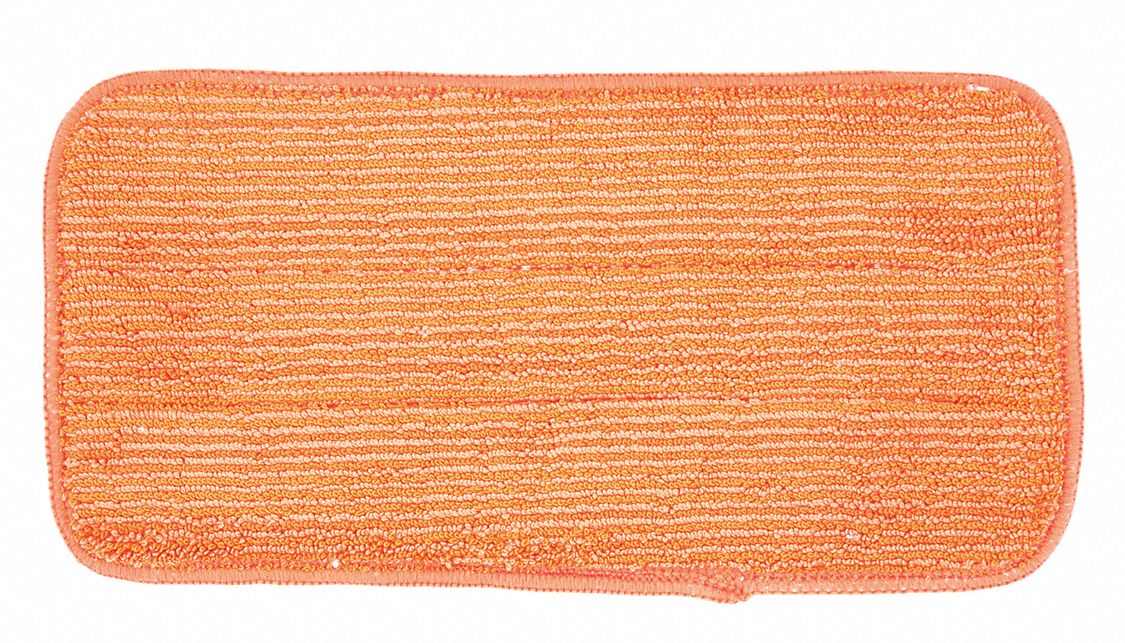 HOSPECO 2504SPHMFP11O Mop Pad,Flat,Microfiber,Orange Head,PK12 eBay