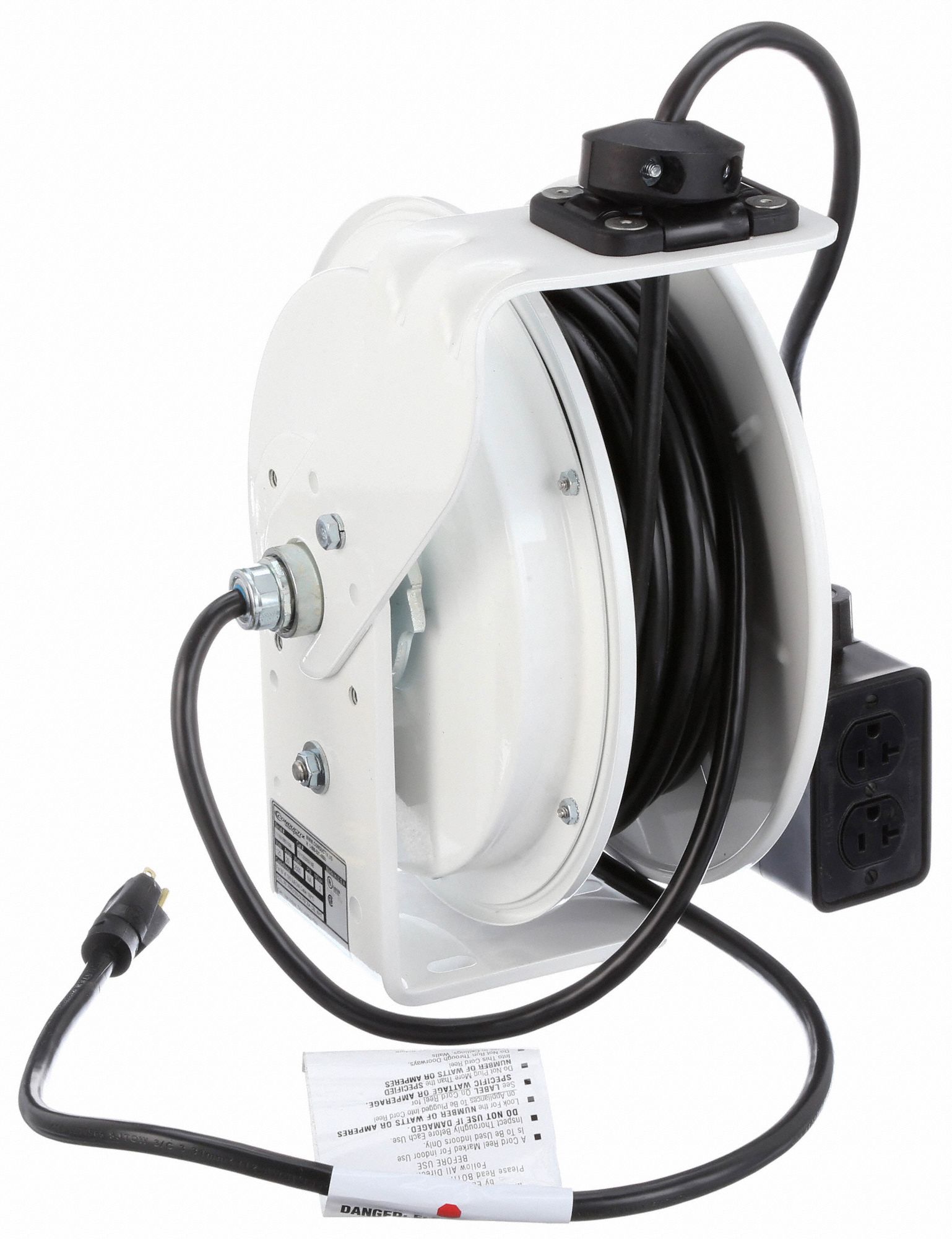 CONDUCTIX-WAMPFLER Extension Cord Reel: Grounding Plug, NEMA 5-20P ...