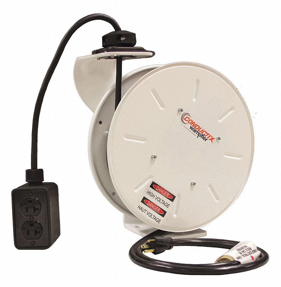 CONDUCTIXWAMPFLER Extension Cord Reel Grounding Plug, NEMA 520P