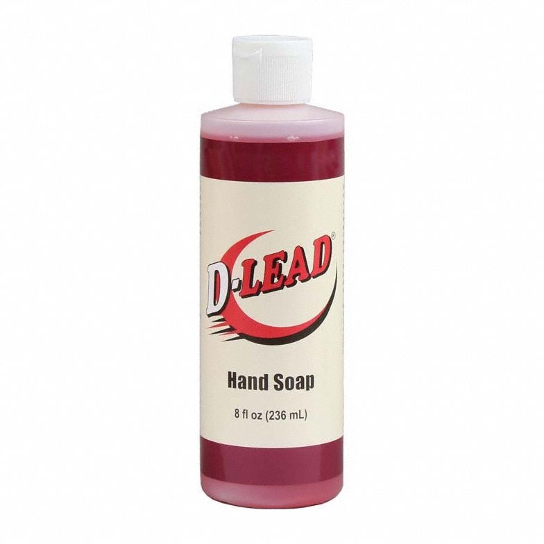 Hand Cleaner: Liquid, Jug, 8 oz, Honey Almond, Moisturizing, D-Lead Series