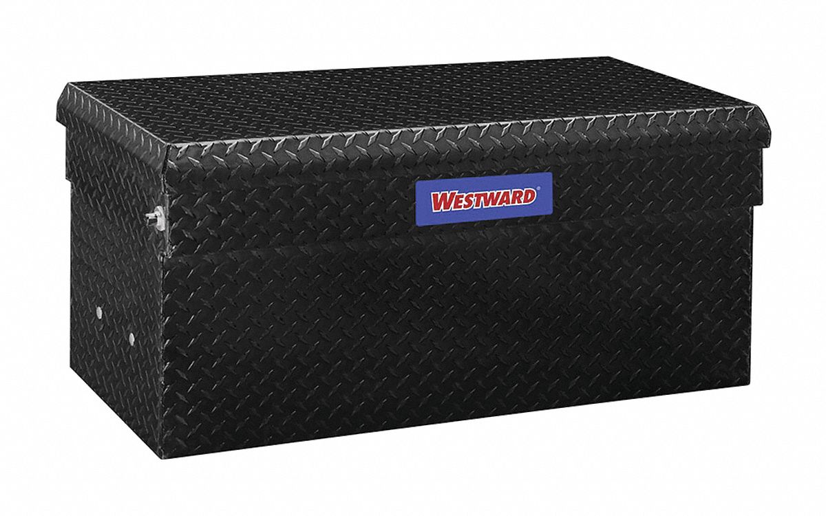 WESTWARD, Black, Hinged Lid, Truck Box Chest 422V50422V50 Grainger