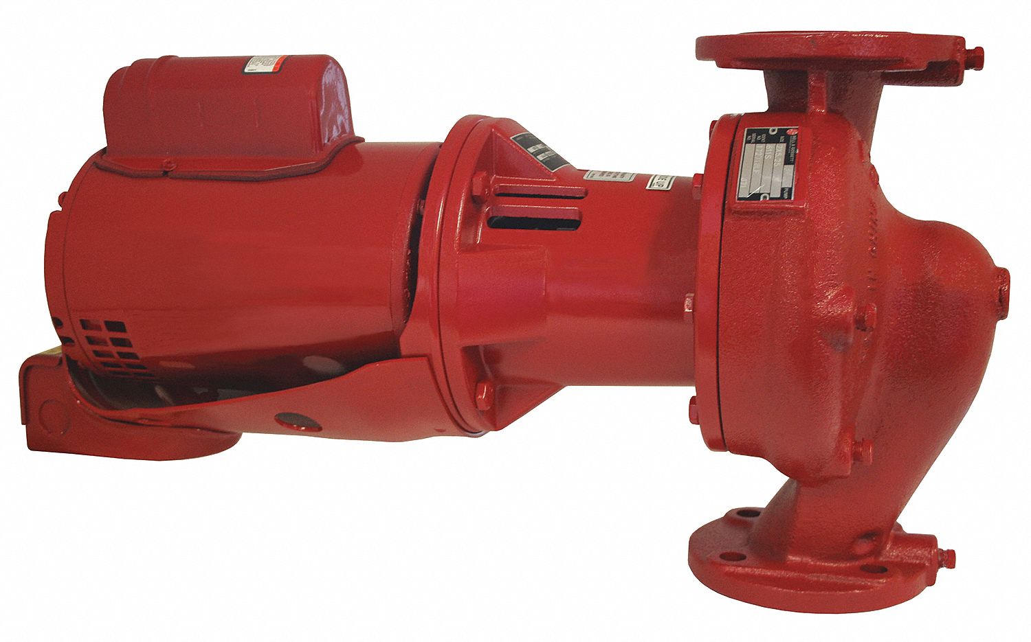 Bell Gossett 1 3 Hp Cast Iron In Line Centrifugal Hot Water Circulating Pump 422w58 E605s Grainger