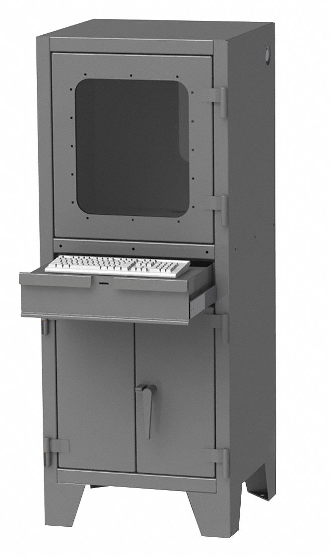 Computer Enclosure: For Desktop Computer Type, Stationary, 1 Drawers