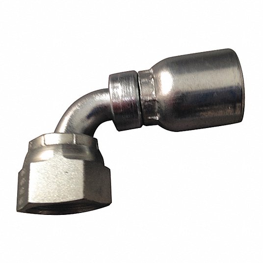 Fitting Material Steel x Steel Hydraulic Crimp Fitting Fitting Size 13/16 x 1/2