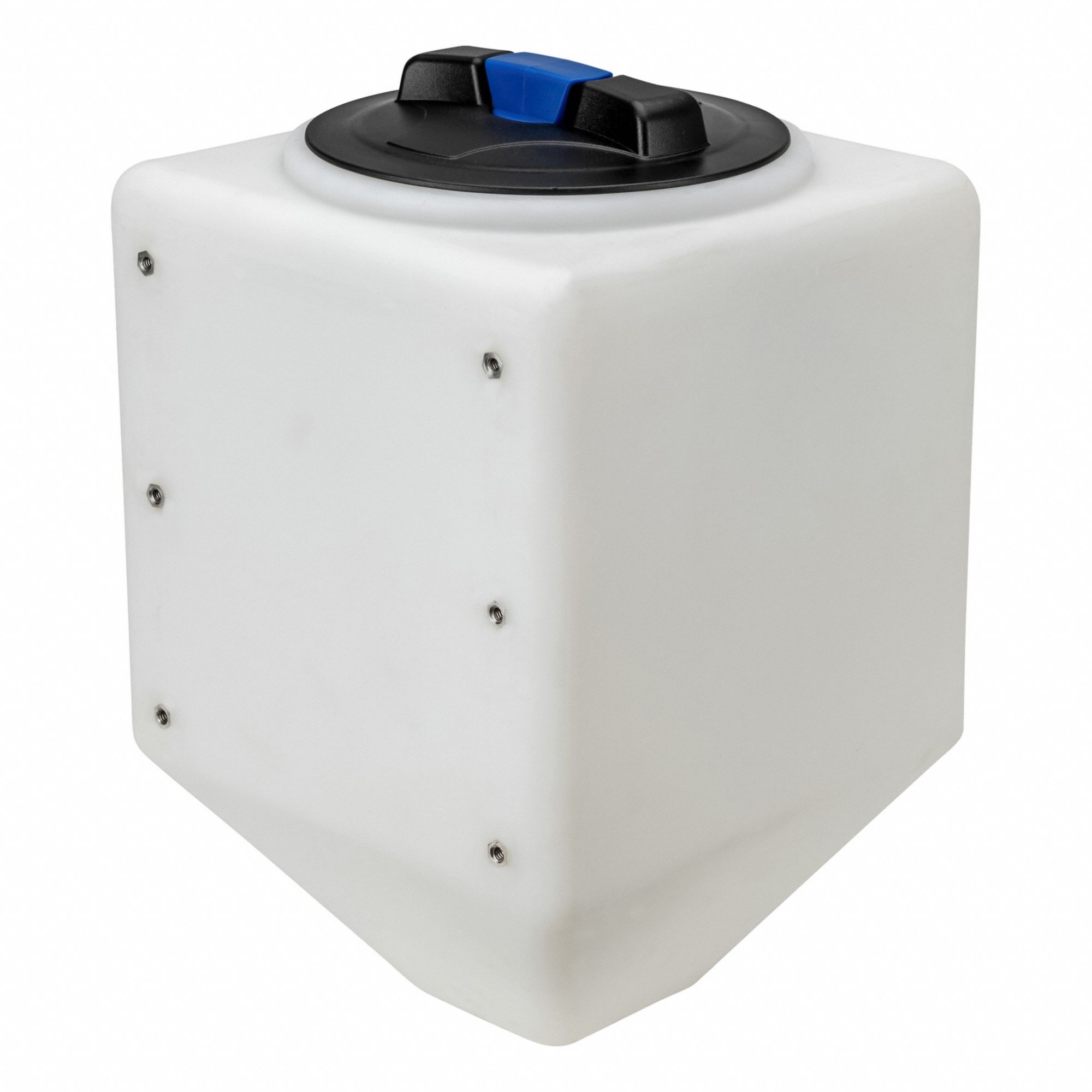 Utility Tank: 10 gal, Closed Top, 13 in x 13 in, 8 in Fill Opening Dia, 21 in