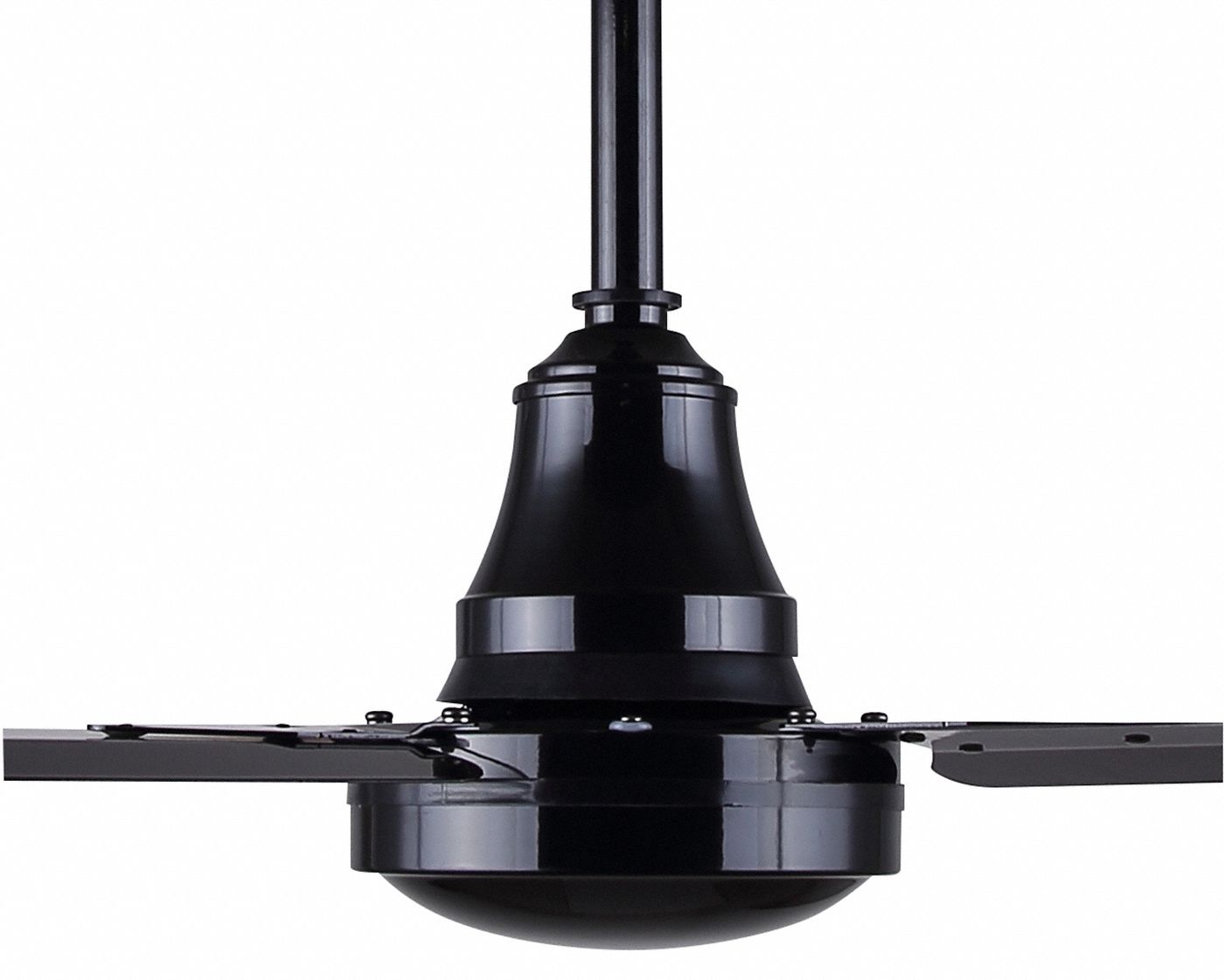 Ceiling Fan: 7, 370 cfm Airflow, 48 in Blade Dia, 5 Speeds, 120V AC, Single Phase, Black