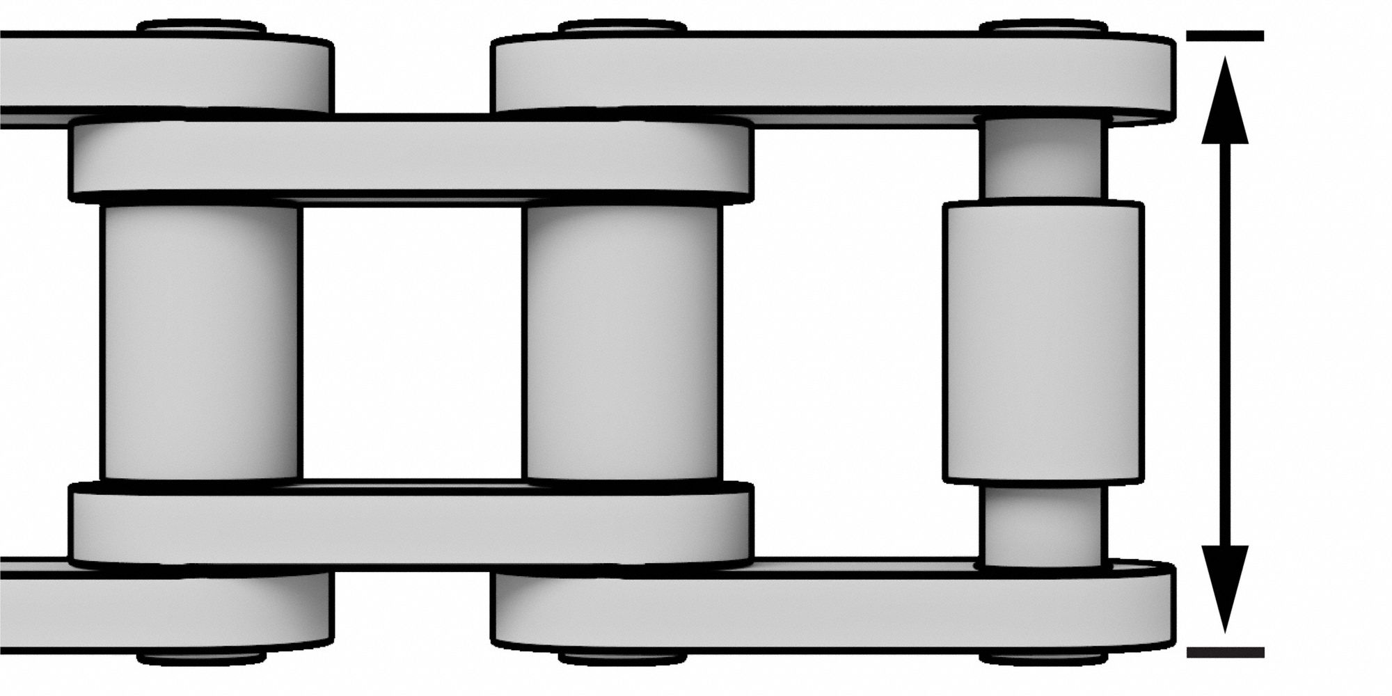 TSUBAKI, For Stainless Steel Roller Chains, 25, Connecting Link