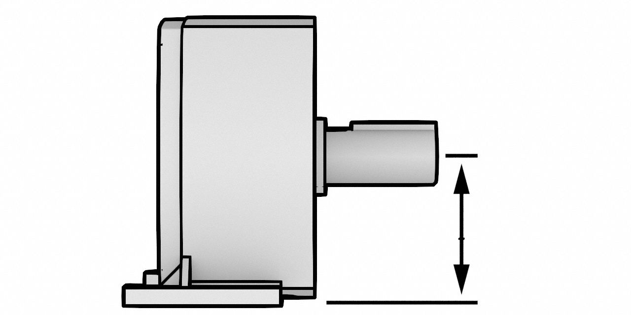 DAYTON, Parallel, Single Output Shaft, AC Gearmotor - 6Z400|6Z400