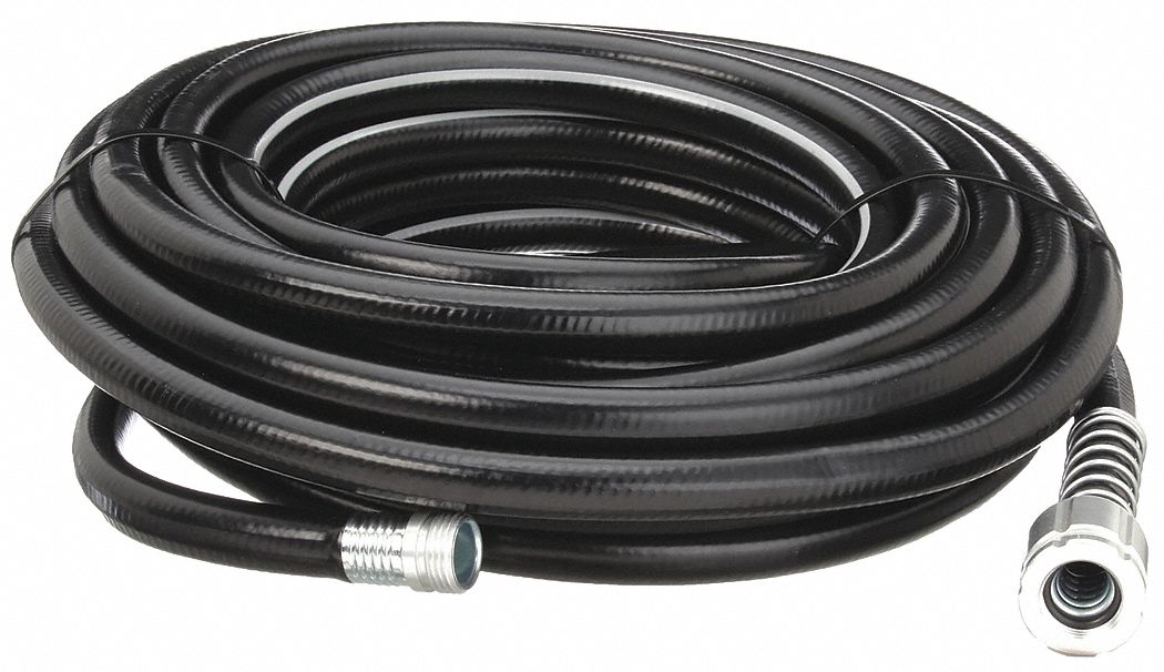 TOUGH GUY Water Hose, Water Hose, Hose Cover Material PVC, Temp. Range