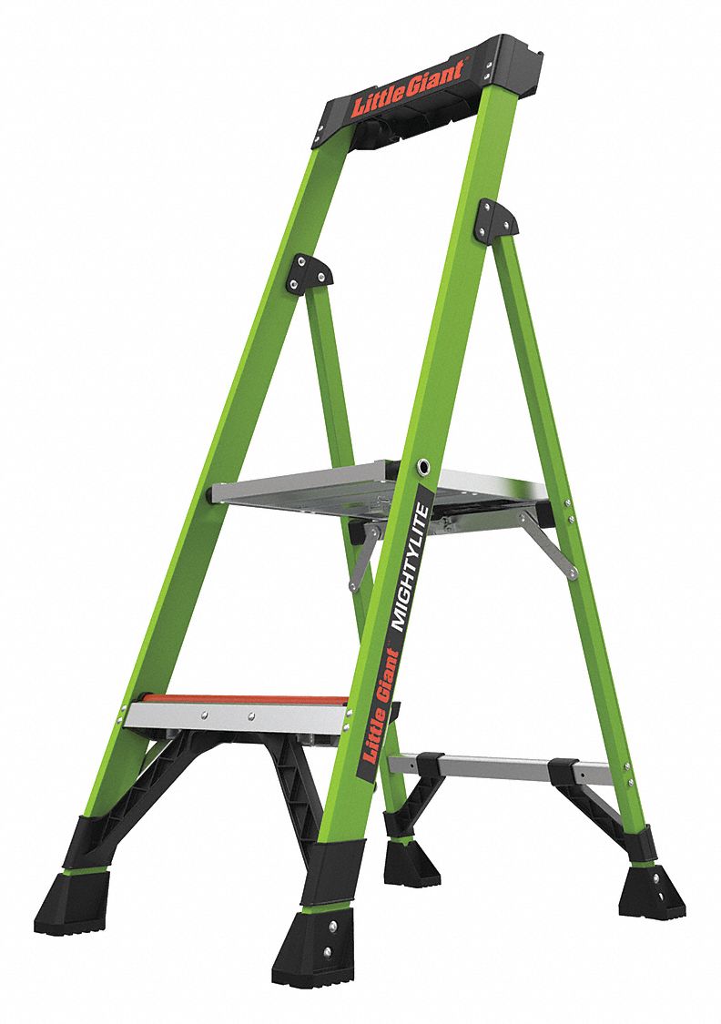 LITTLE GIANT, 4 ft Ladder Ht, 2 Steps, Stepladder 423K3515384001