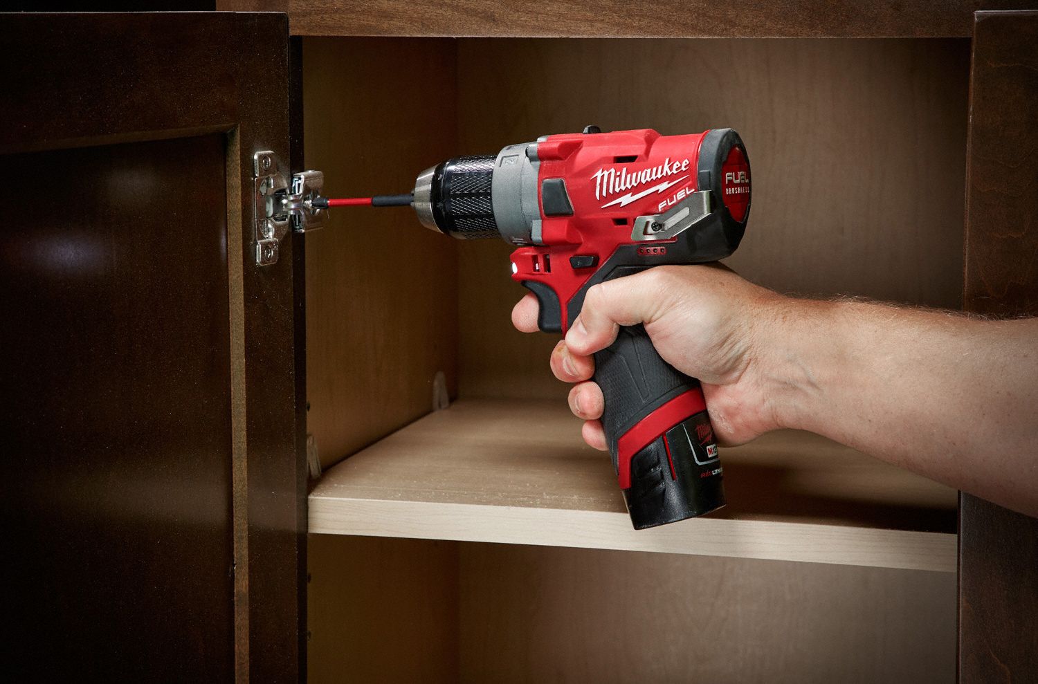 MILWAUKEE Drill, Cordless, 18 inlb to 132 inlb, 1/2 in Chuck Size