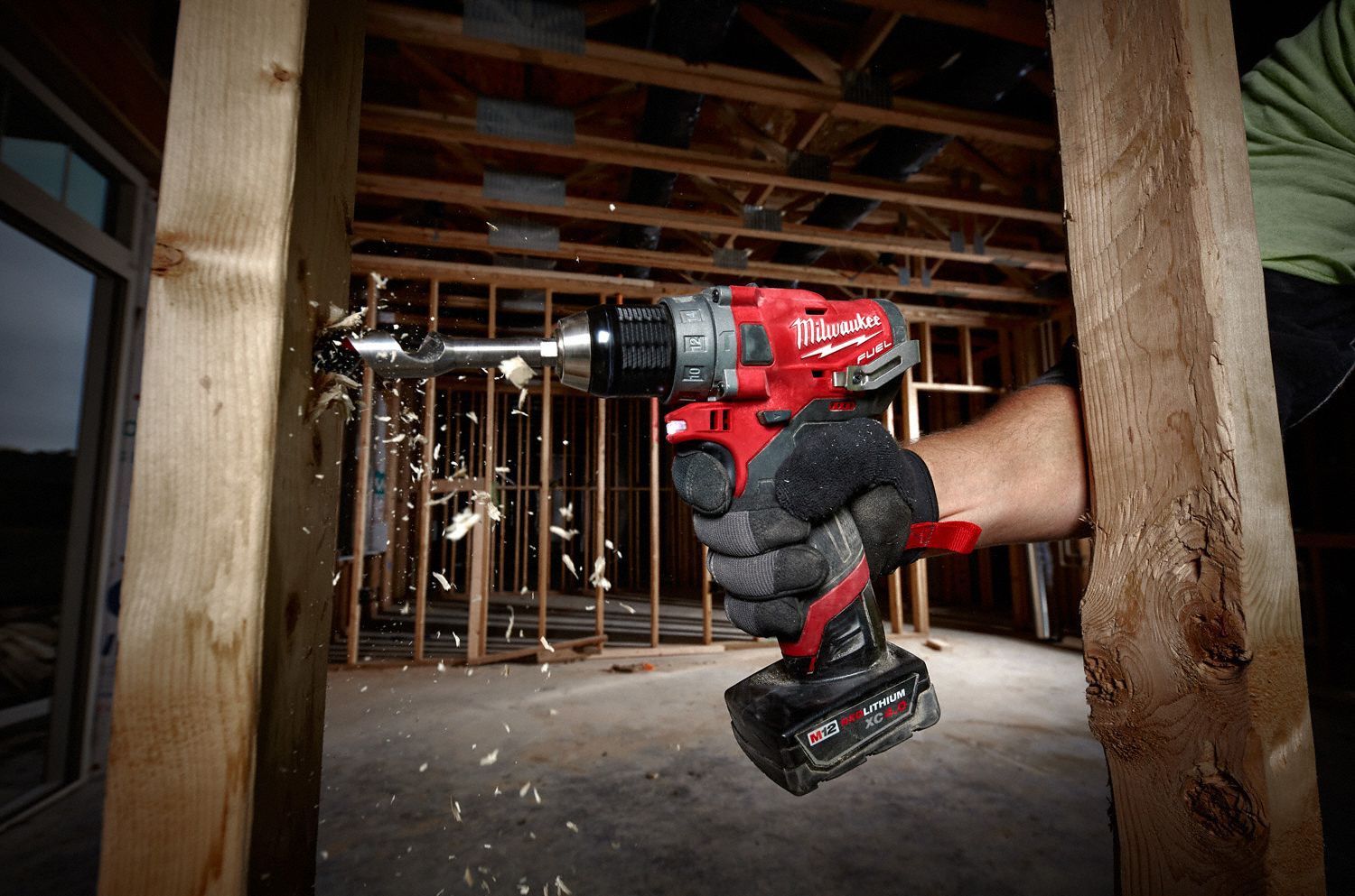 Milwaukee Cordless Hammer Drill Kit 120 V 12 In Chuck Size 0 To 25500 Blows Per Minute 