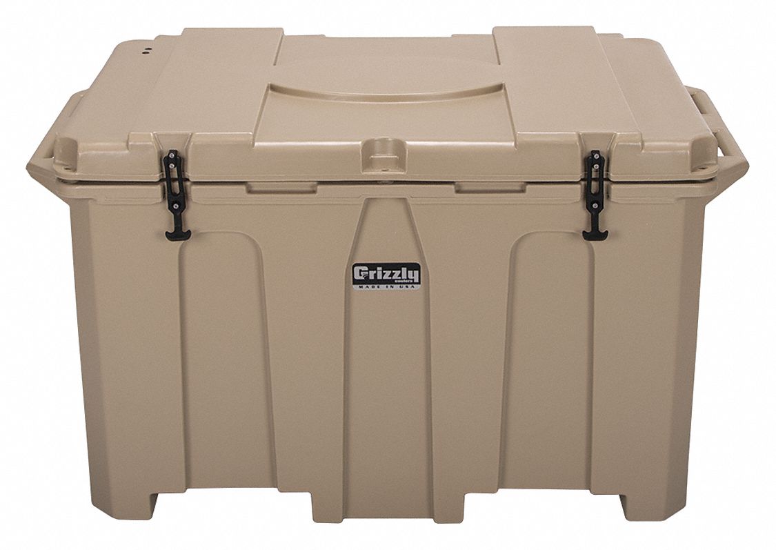 GRIZZLY COOLERS, 400 qt Cooler Capacity, 54 12 in Exterior Lg, Marine  Chest Cooler - 423L67|400035 - Grainger