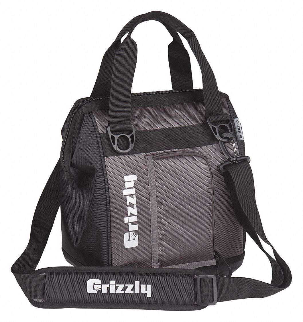 Plastic, 12.0 qt, Soft Sided Cooler, Up to 4 days Ice Retention, Black