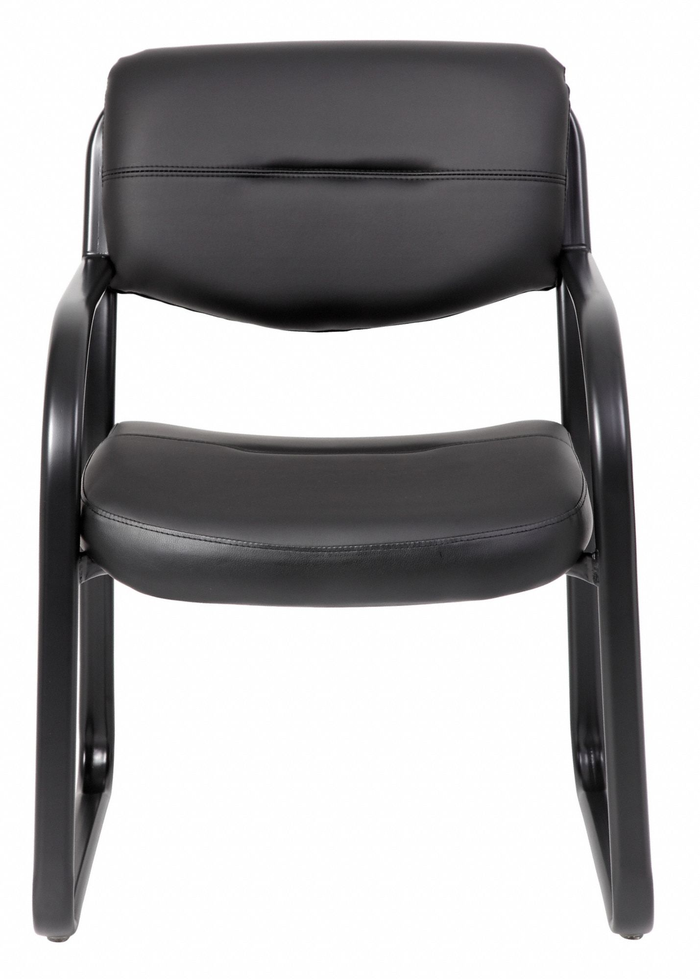 BOSS Guest Chair, Black Frame, Seat 181/2" H 423M13B9529 Grainger