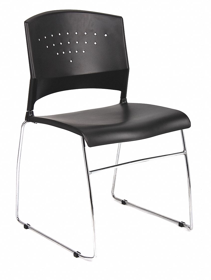 GUEST CHAIR,SILVER FRAME,SEAT 18