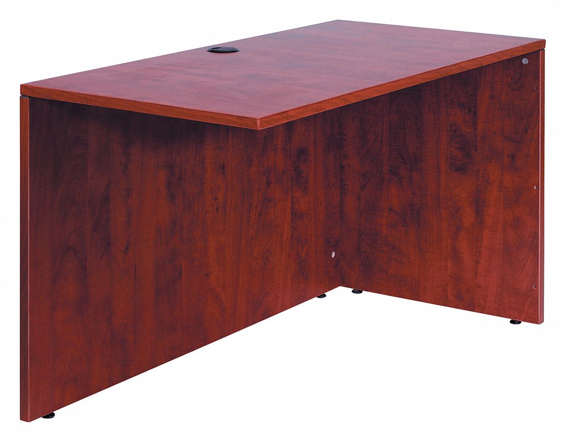 Desk Return 24 x 29 1/2 x 42 in Mahogany