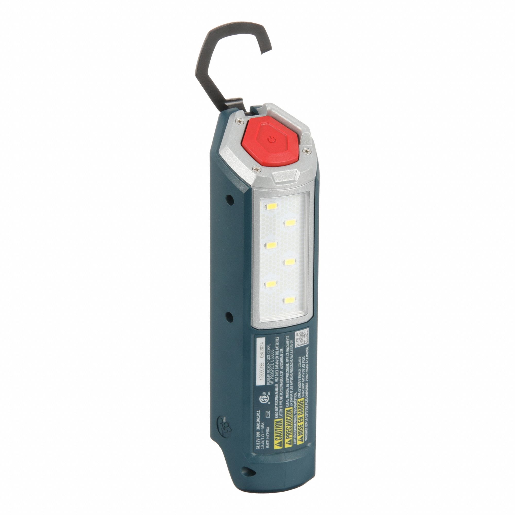Stick Light: 12V MAX*, Stick Light, 300 lm Max., Mode, Belt Clip/Hang Hook, 18V DC
