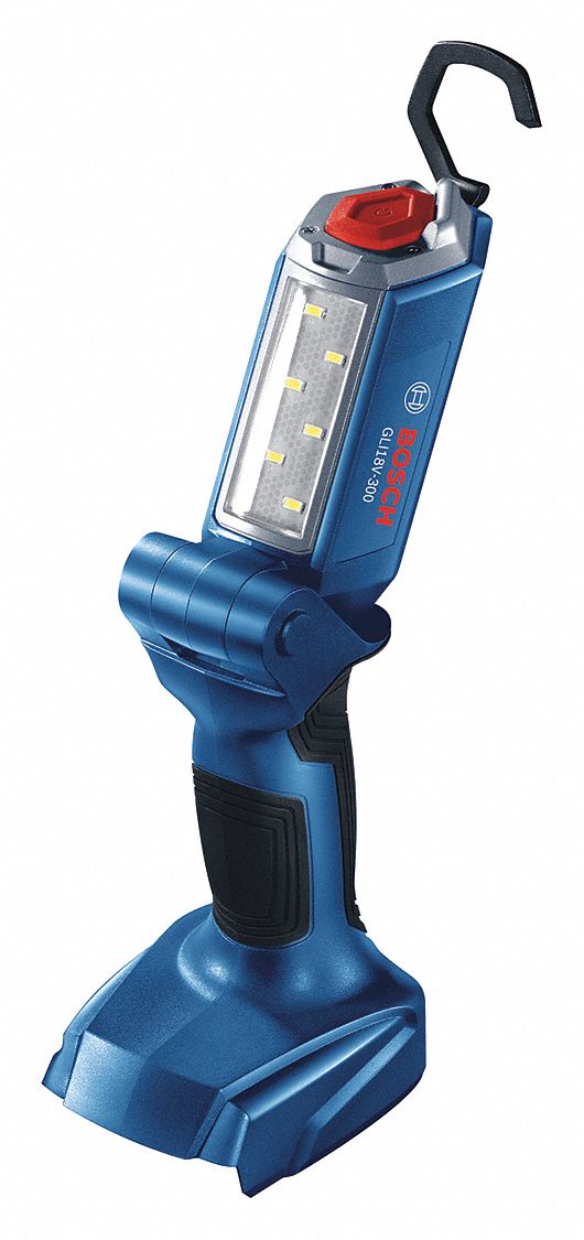 BOSCH Rechargeable Worklight, 18 V, LED, 300 lm, Cordless, Bare Tool