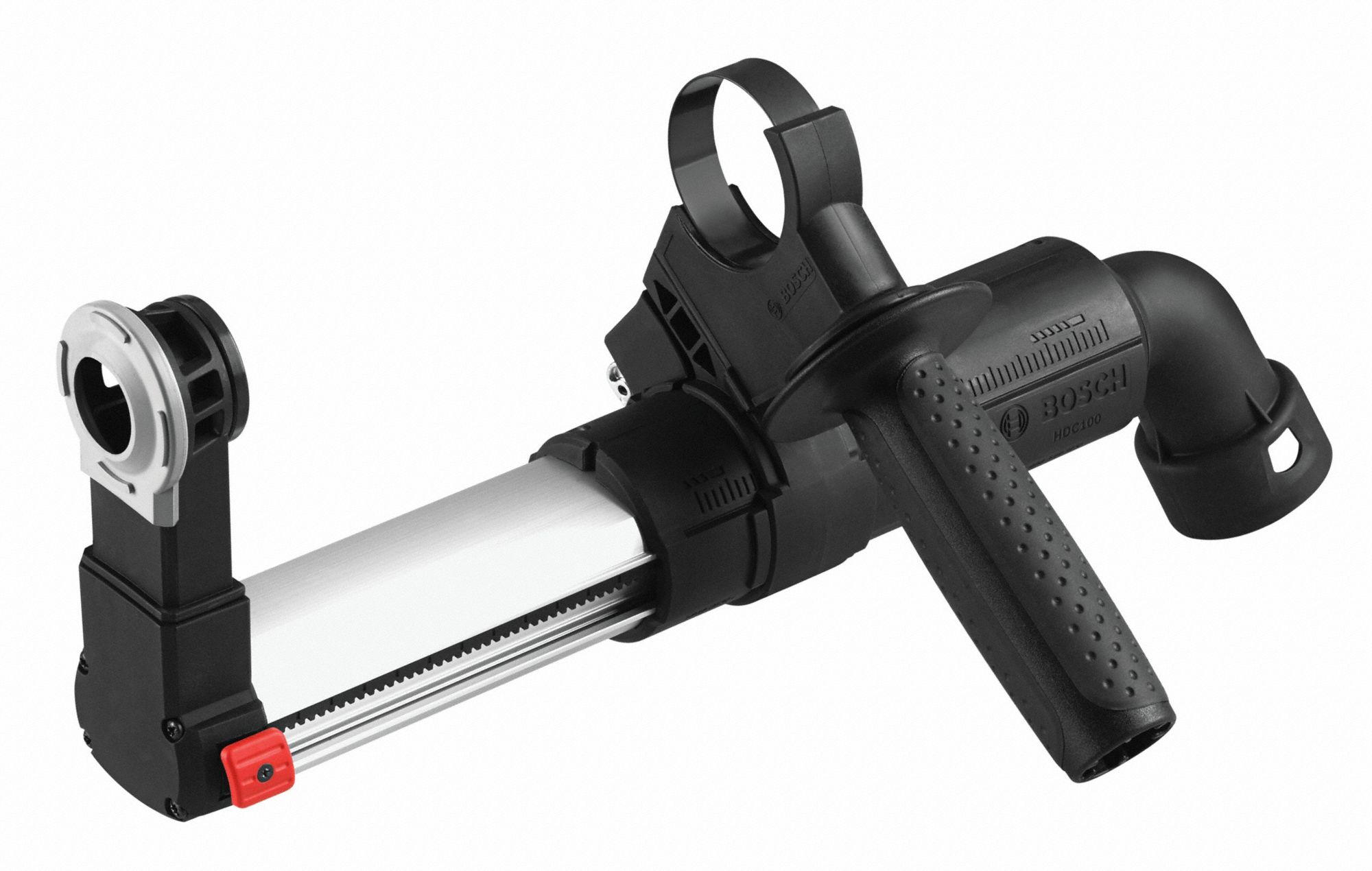 BOSCH Dust Extraction Tool Attachment OnTool, Separate Vacuum, 3/4 in Max. Dia, SDSPlus, HEPA
