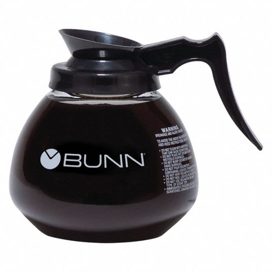 Bunn 64 oz. Stainless Steel Economy Thermal Carafe - Black Top