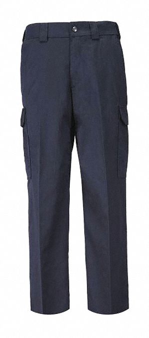 Police Pants: Navy, Fits 58 in Waist, Unhemmed Inseam, Class B