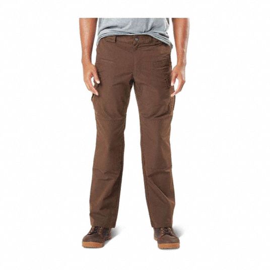 5.11 TACTICAL Stryke Pants: 42 in, Burnt, 42 in Fits Waist Size, 32 in ...