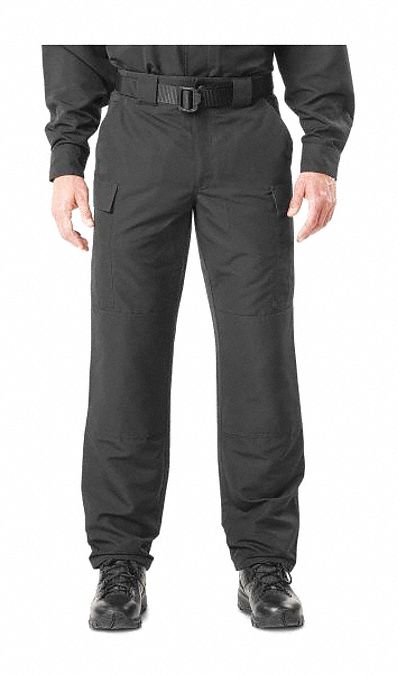 Tactical Pants: Black, Fits 46 in Waist, 30 in Inseam, Gen