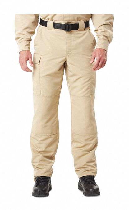 Tactical Pants: Size XL, Khaki, Fits 38 in Waist, 30 in Inseam, Gen