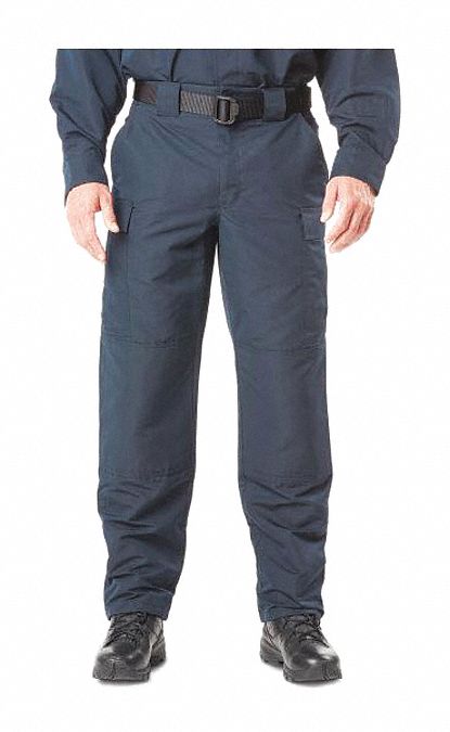 Tactical Pants: Size XL, Navy, Fits 40 in Waist, 34 in Inseam, Gen
